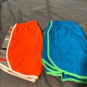 Blue nike dry-fit shorts